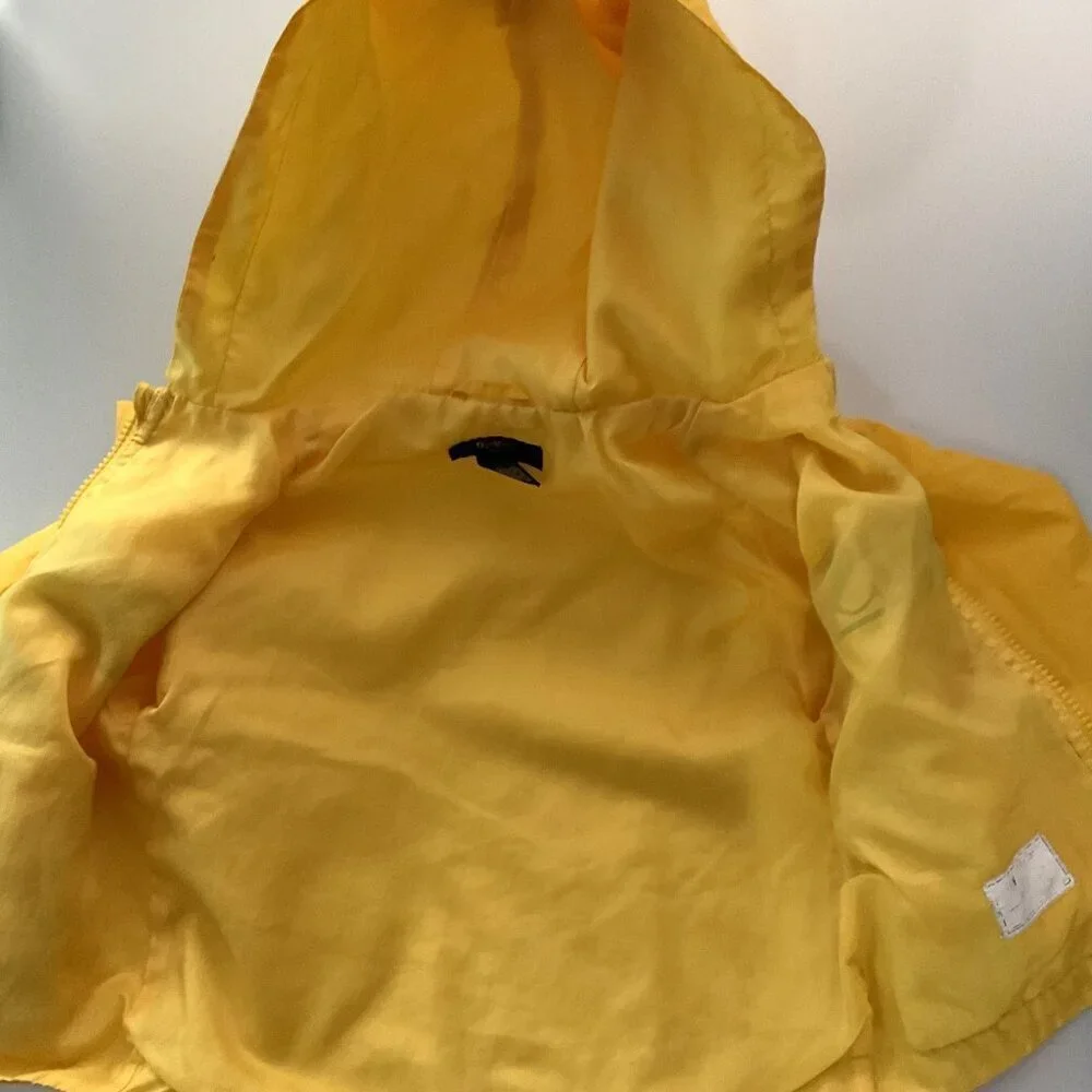 OSHKOSH B’GOSH YELLOW HOODED RAIN JACKET